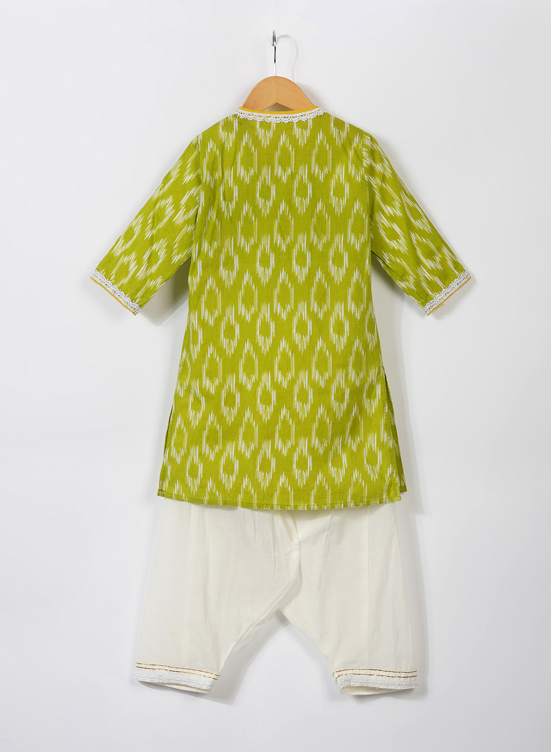 Kids Green Salwar Set