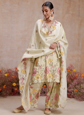 Jaya Floral Suit set